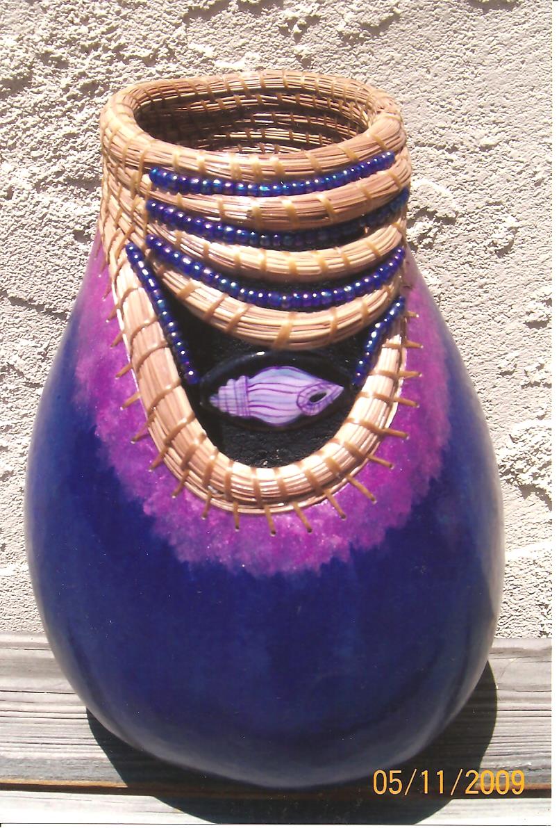 Shell Pine Needles and Beads